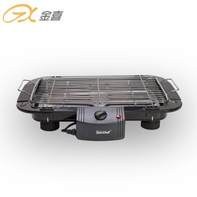 BG-01 Excellent Quality Stainless Steel Easily Assembled Grill Adjustable Height Korean Smokeless Electric BBQ Grill